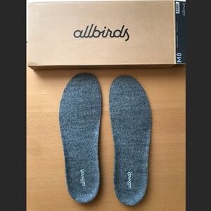 Allbirds wool and tree runner insoles M8